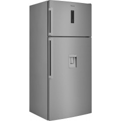 Whirlpool Ψυγείο Δίπορτο 587lt Total NoFrost Υ186xΠ84xΒ75εκ. Inox W84TE 72 X AQUA 2